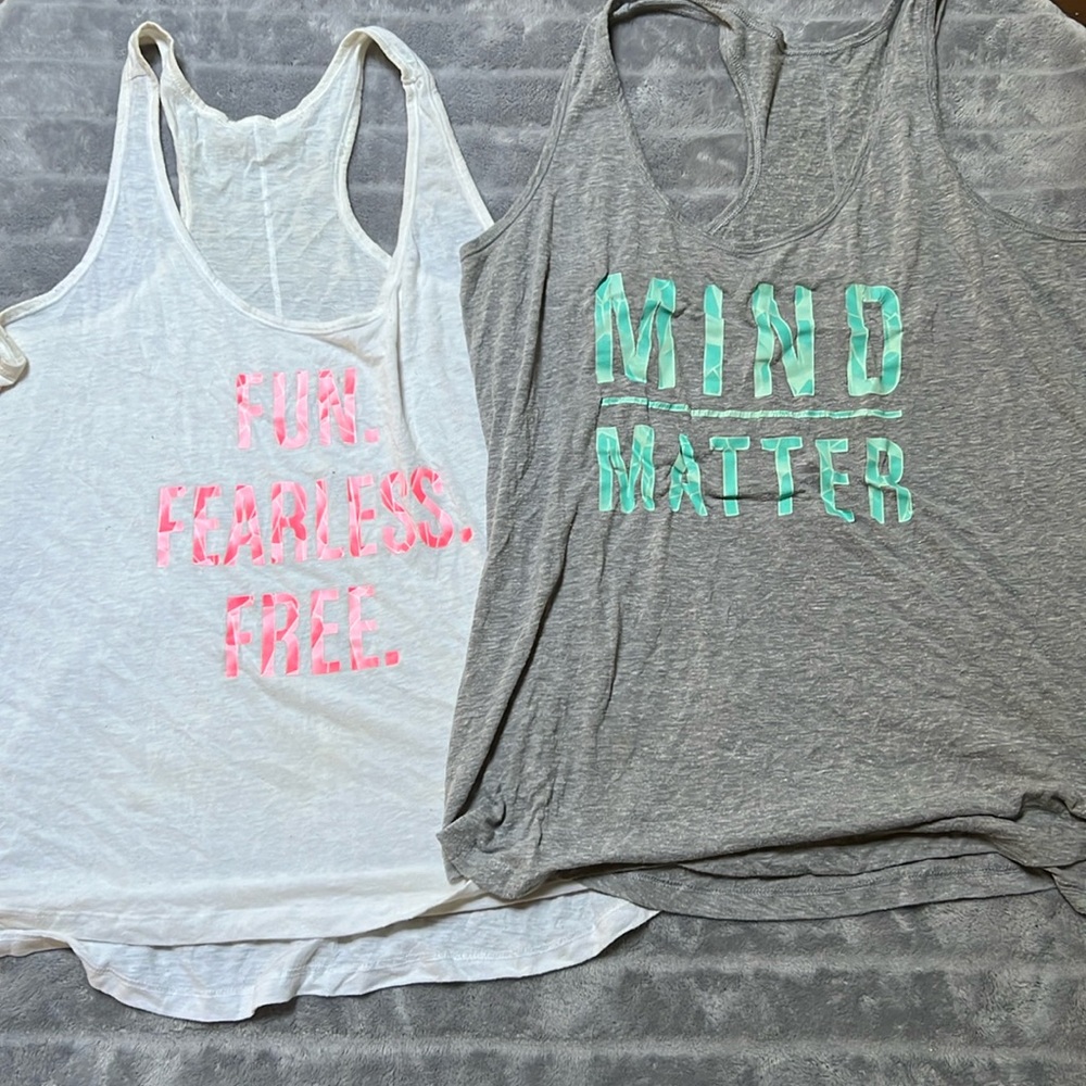 2 active old navy tanks